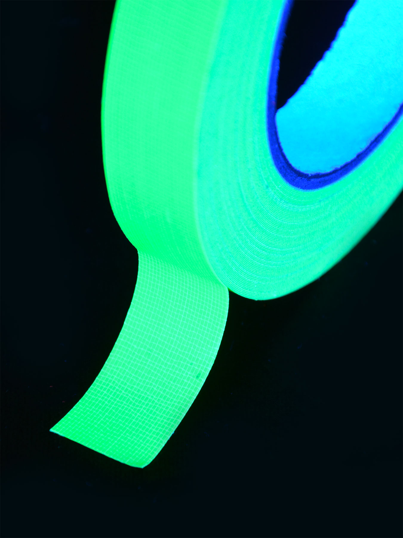 45m-Rolle Schwarzlicht Klebeband Neon, 24mm