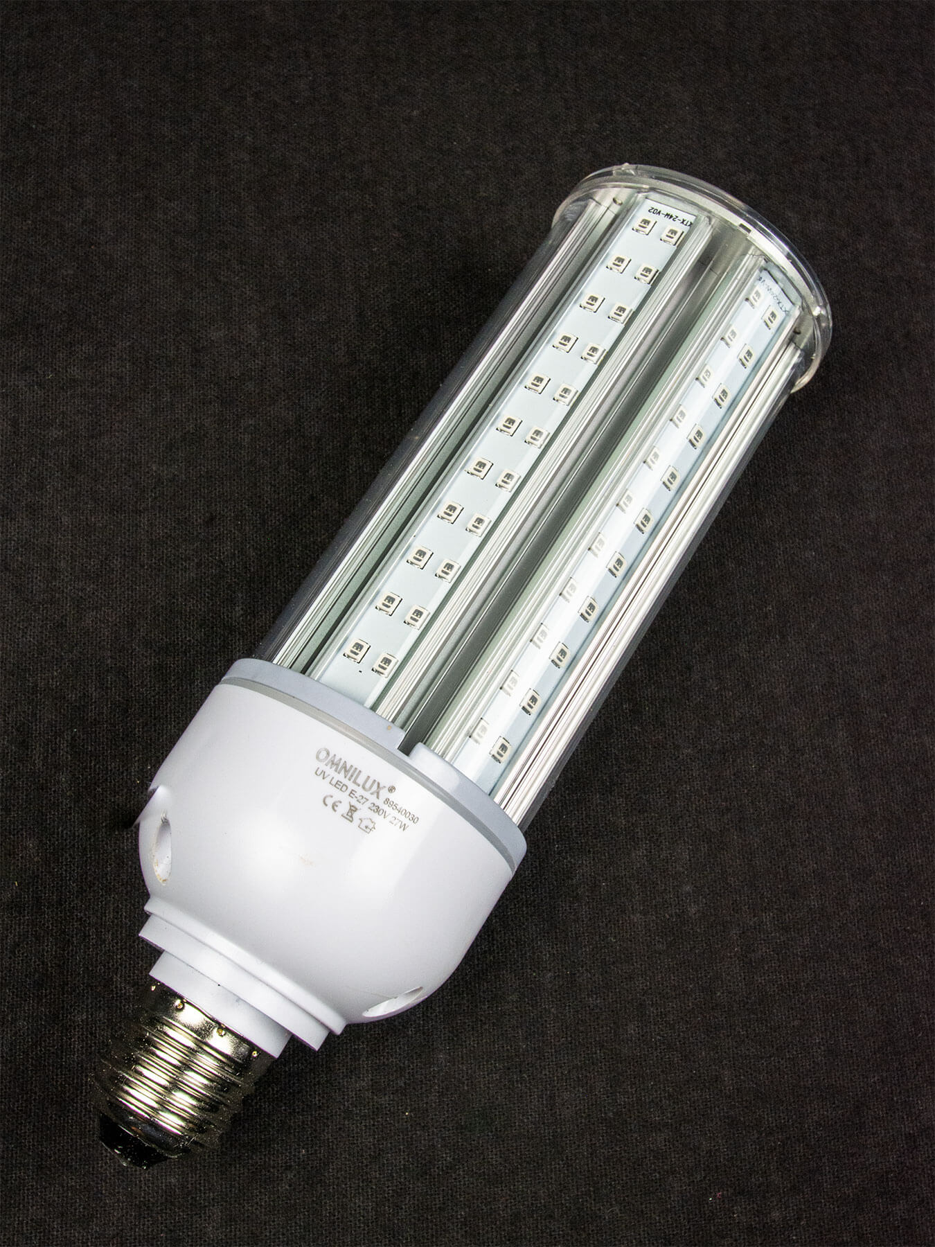 OMNILUX UV Schwarzlicht Energiesparlampe 85W E-27 4U 305mm 