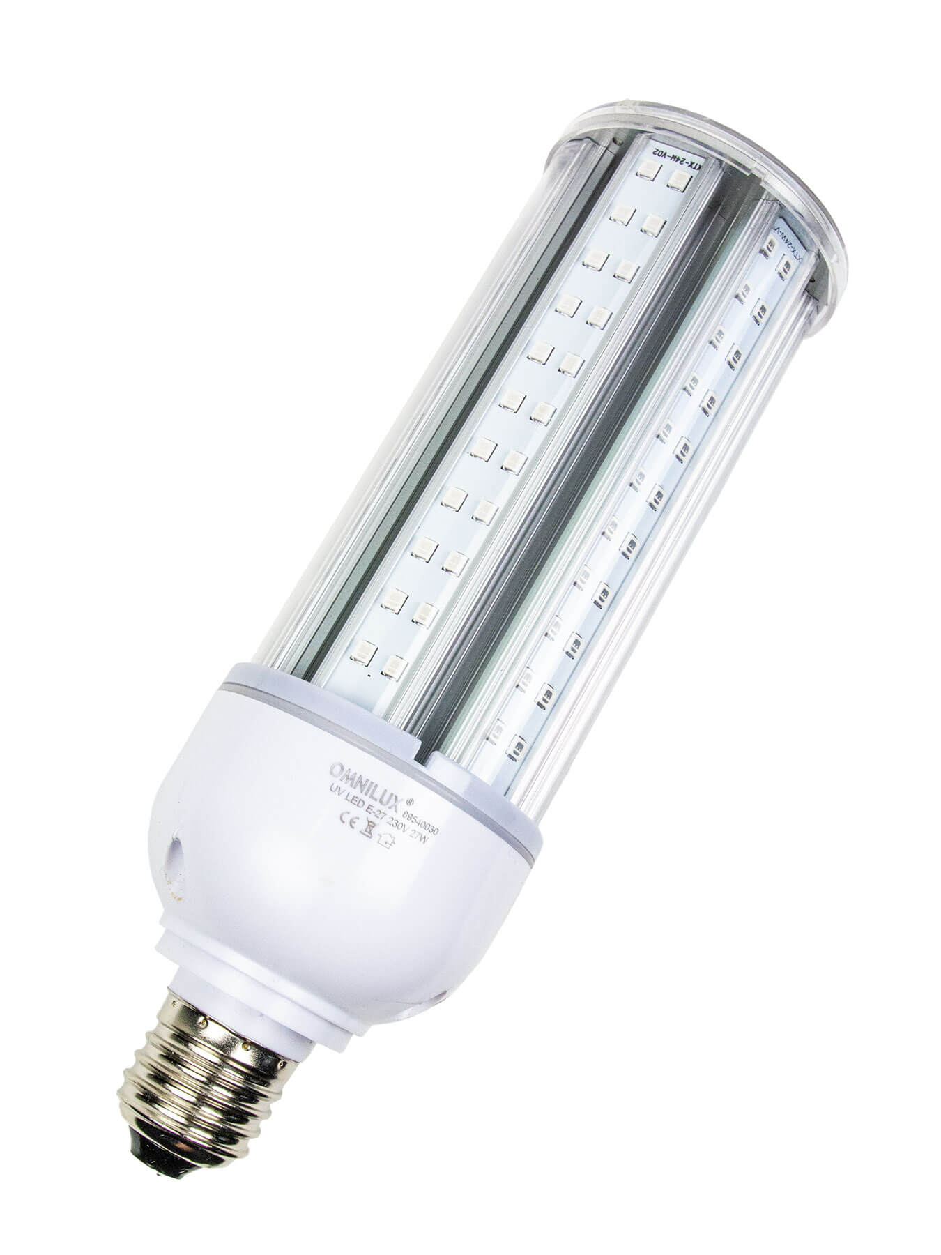 OMNILUX UV Schwarzlicht Energiesparlampe 20W E-27 3U 
