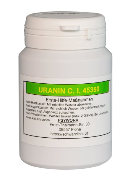 HANSA Lecksuchfarbe Mit UV-Fluorescein - 100ml Konzentrat Für Pool, Dach, Auto, Bis Zu 500 Liter Lösung