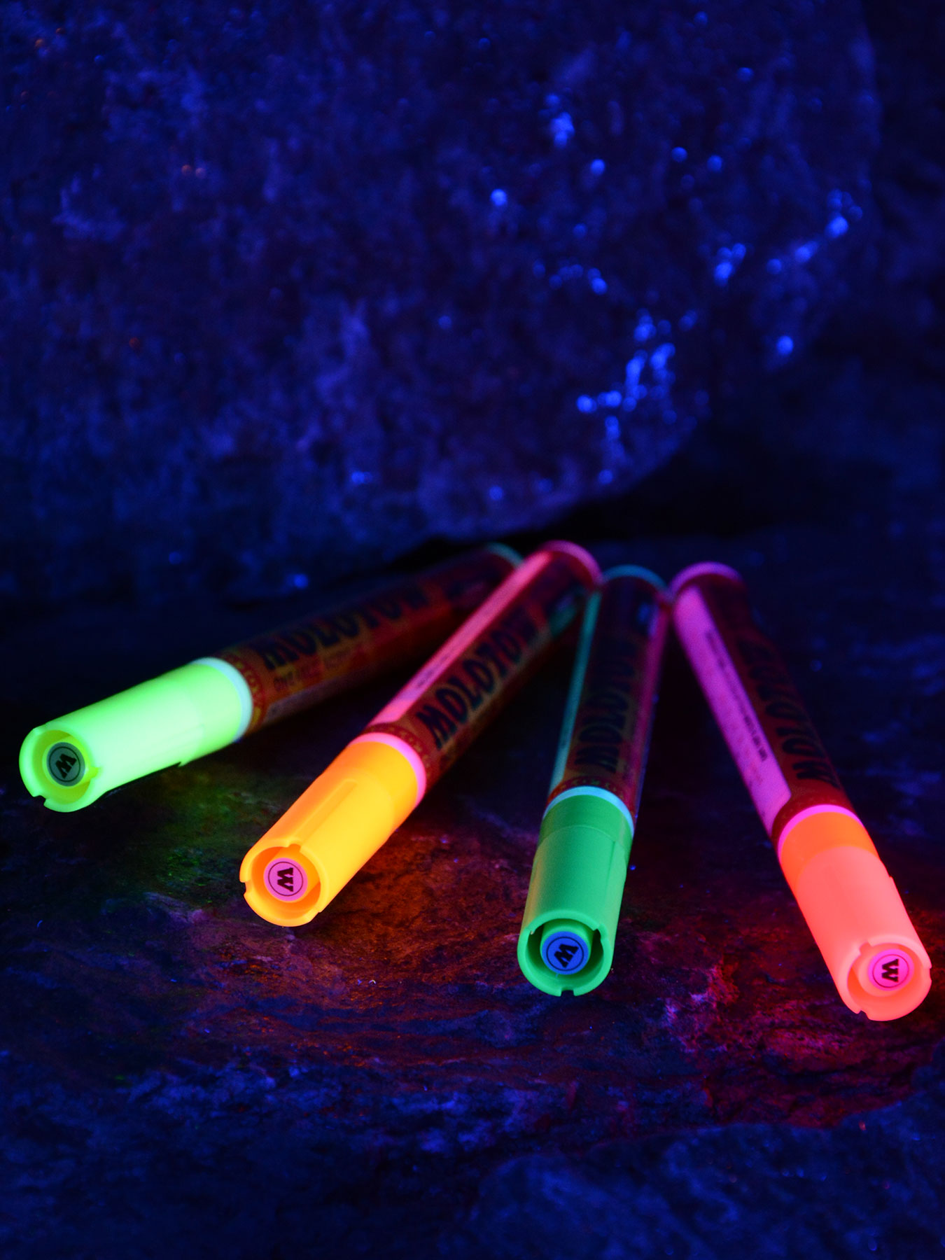 GRAFX Schwarzlicht UV-Fluorescent Pump Softliner Neon Stift Graffiti