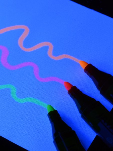 GRAFX Schwarzlicht UV-Fluorescent Pump Softliner Neon Stift Graffiti